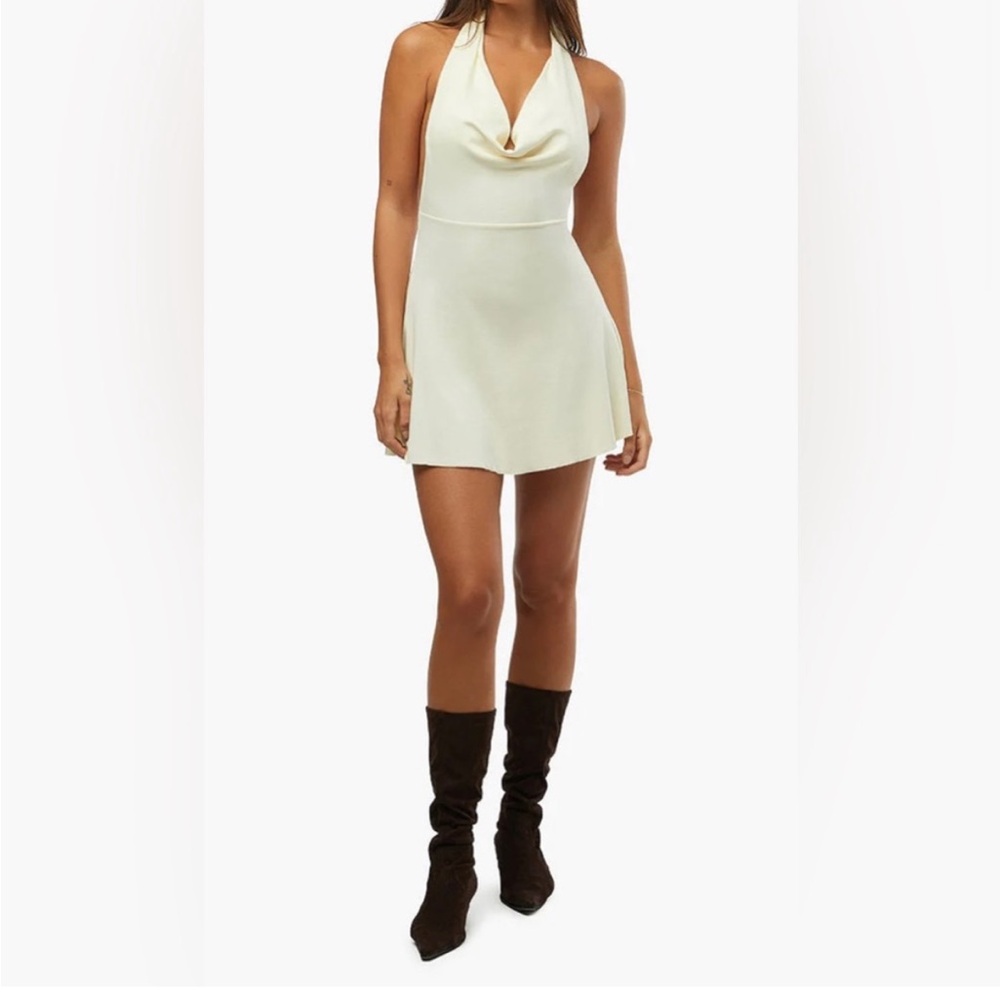 Halter cowl mini dress - WeWoreWhat